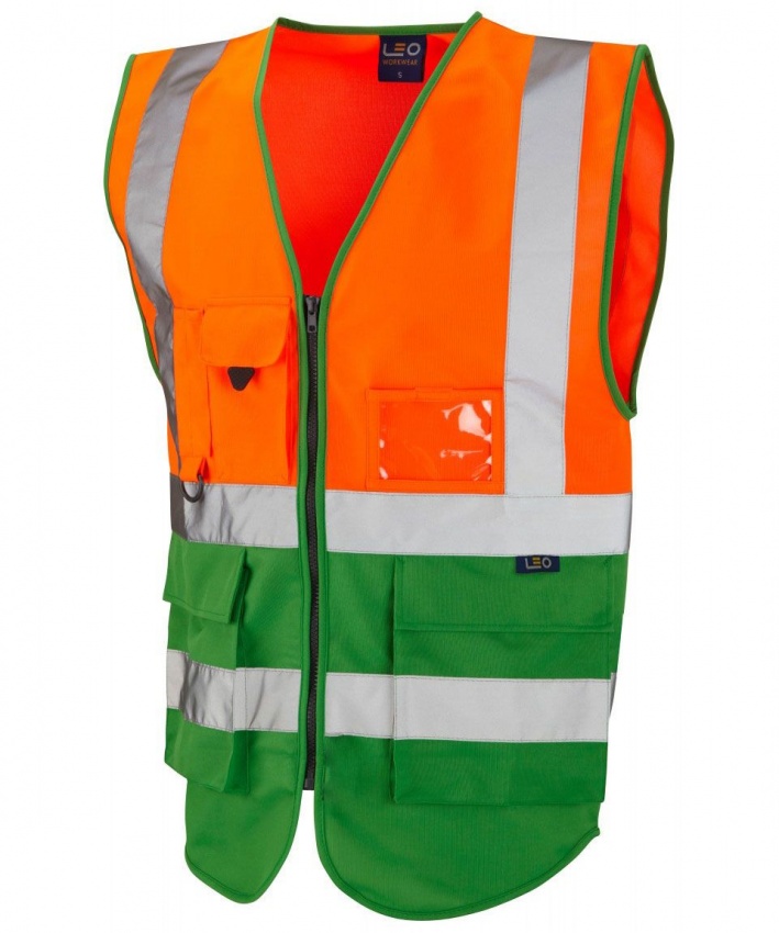 LYNTON ISO 20471 Class 1* Vest - Orange-Green